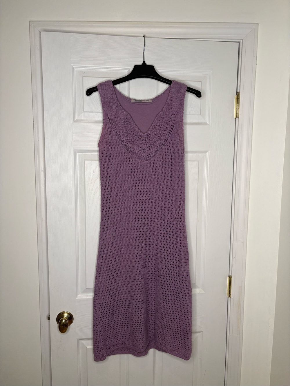 Athleta Sleeveless Lavender Knit Dress Medium